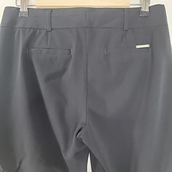 Michael Michael Kors Black Dress Pants Women’s Size 4 Flat Front Stretch Work - Picture 5 of 7